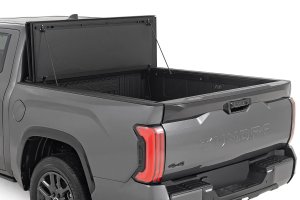 Toyota Tundra Bed Cover - Rough Country - Hard Tri-Fold Flip Up - '22-'24